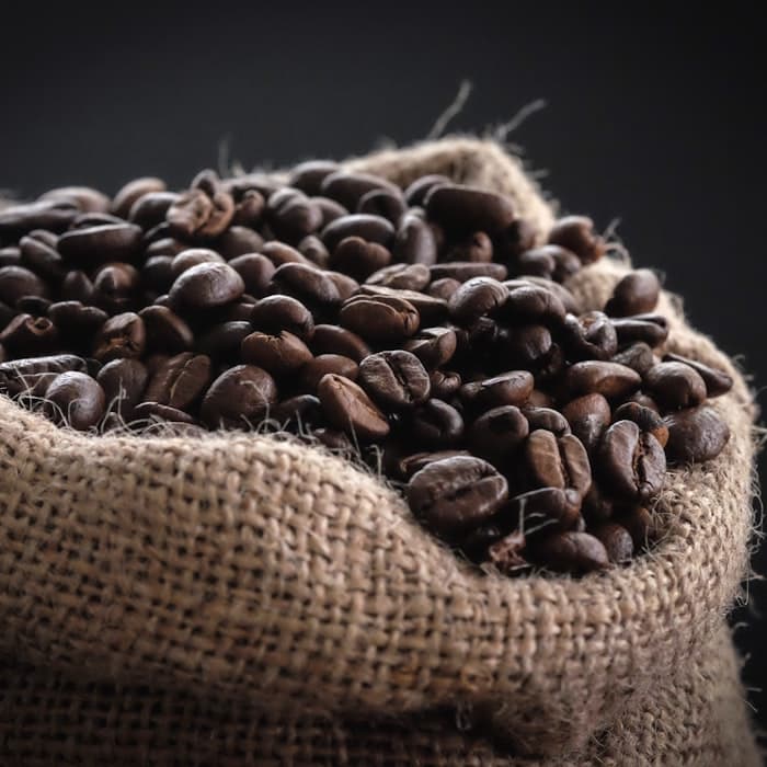 Dark roasted blend coffee beans